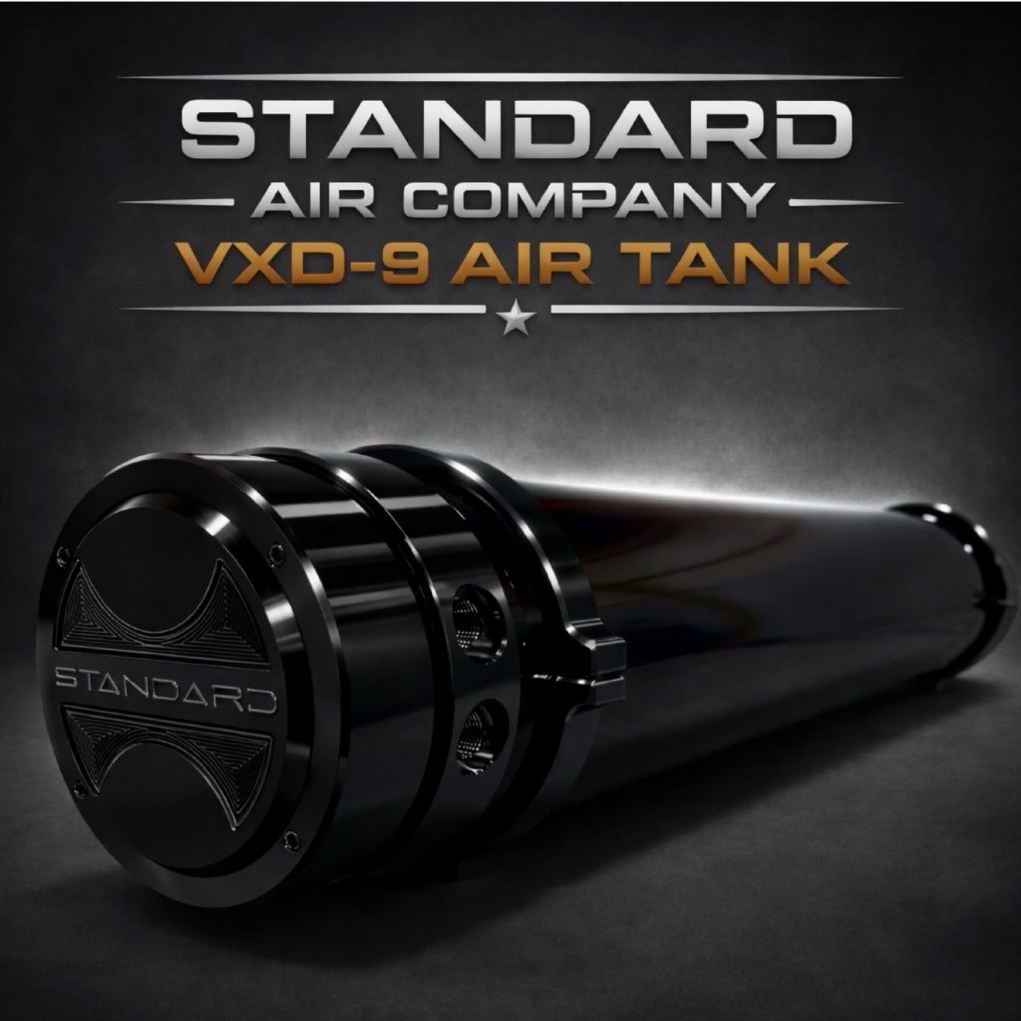 Berq　VXD9 Standard Air Company VXD-9 Air Tank With Built In Valves