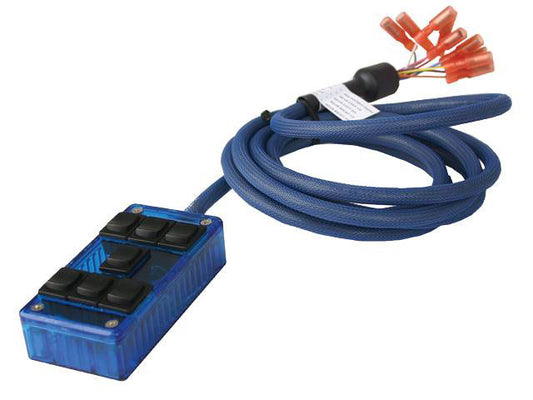 AVS ARC-7 Trans Blue 7 Rocker Switch