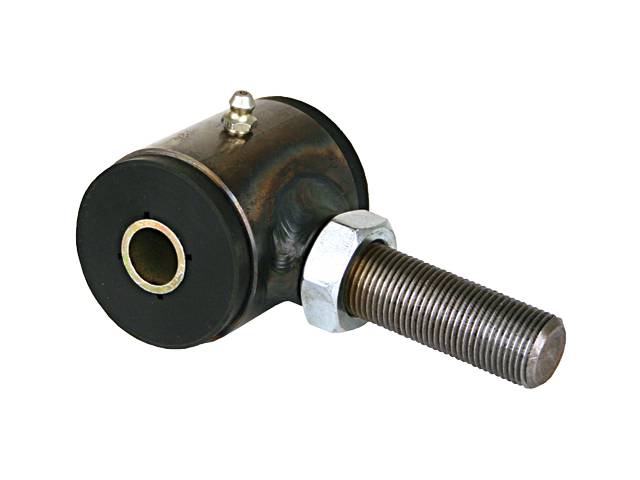 Adjustable 4-Link Bar End w/ 3/4"-16 Stud (Left Hand Thread) and Zerk Fitting