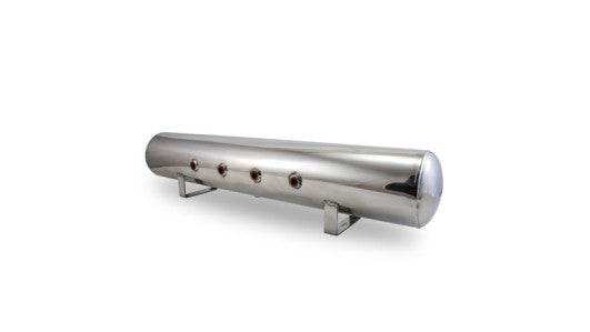 Airlift Performance 5 Gallon Aluminum Air Tank Polished Finish (Face Ports) #12956