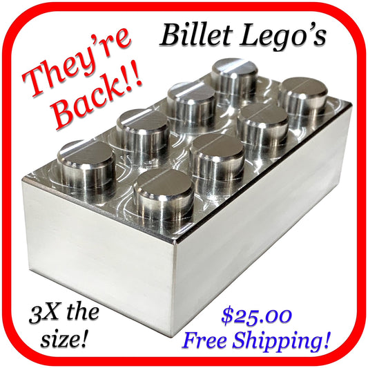 Billet Lego's (Free Shipping)