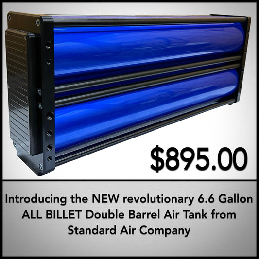 Standard Air Company Double Barrel 6.6 Gallon Air Tank