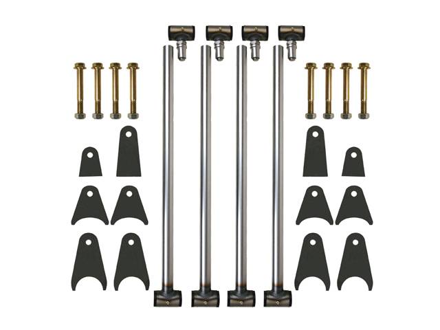 Universal Triangulated 4-Link Kit 1.25" OD