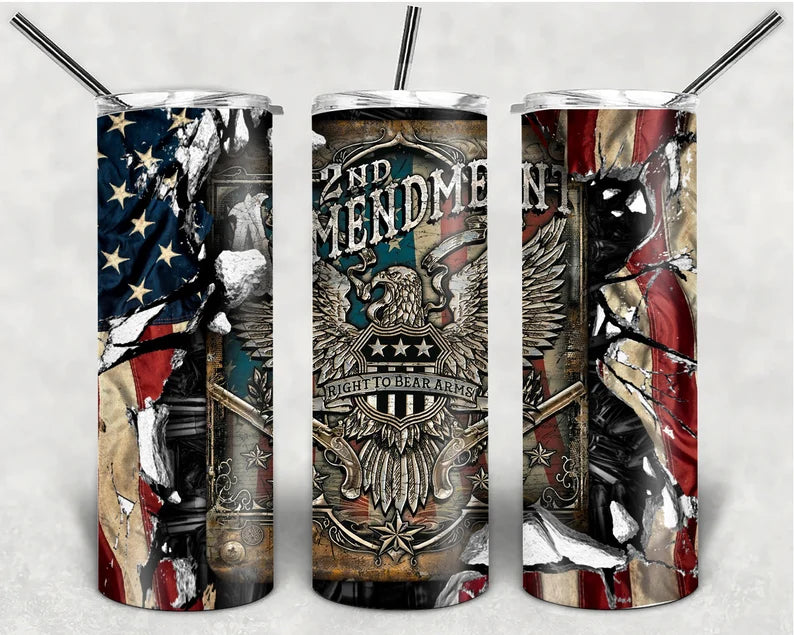 2nd Amendment and We The People 20oz Tumbler Combo