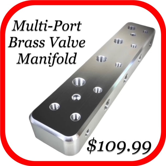 Billet Multi-Port Manifold for SMC Air Valves